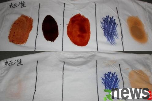 How to clean the marks left by watercolor pens on white clothes