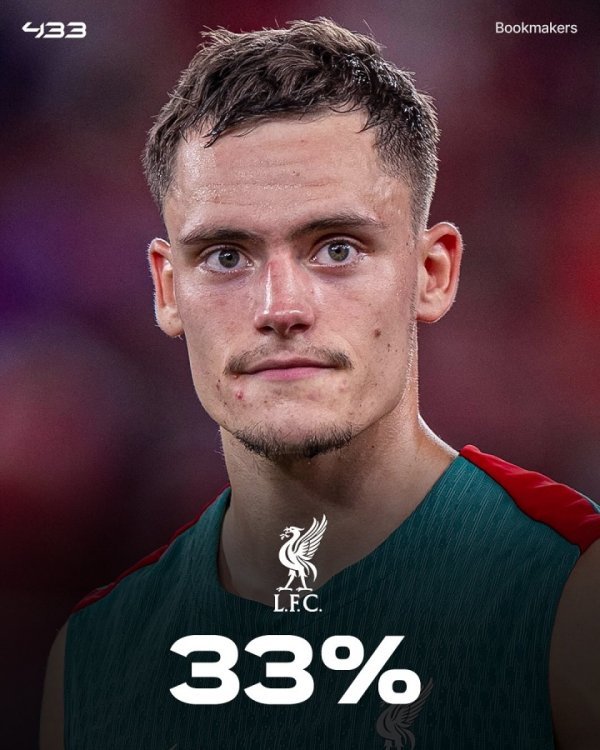 Foreign media lists the probability of winning the Premier League: Liverpool leads 33%, Gunners 29%, Manchester City 23%, Manchester United 2%