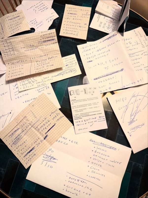 The transfer window is truly top-notch! Romano posted transfer manuscripts, densely packed with & from morning to night