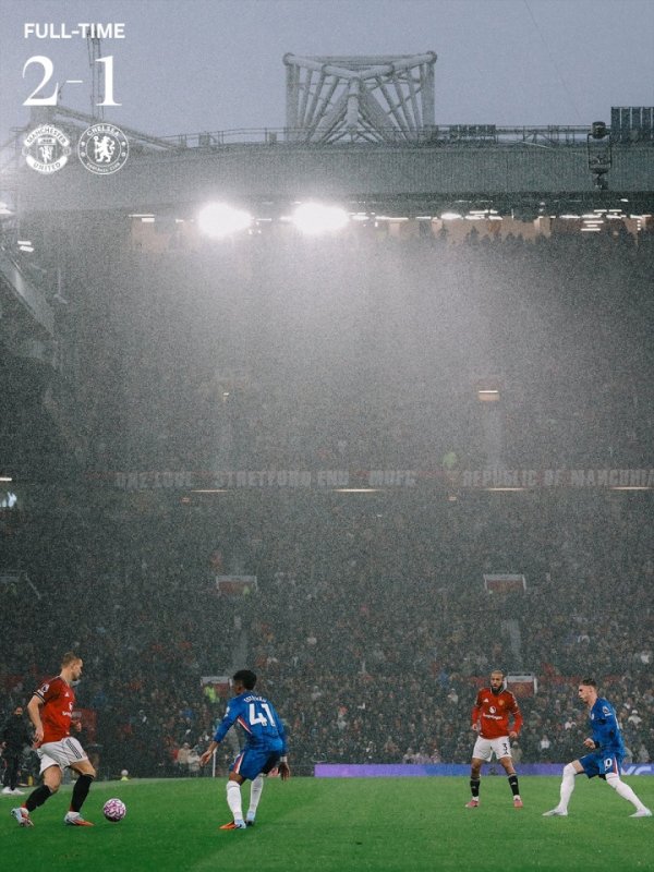 A mess 😢Chelsea s 4th consecutive away away: tied by the Bees, suppressed by Bayern, surrendered against Manchester United