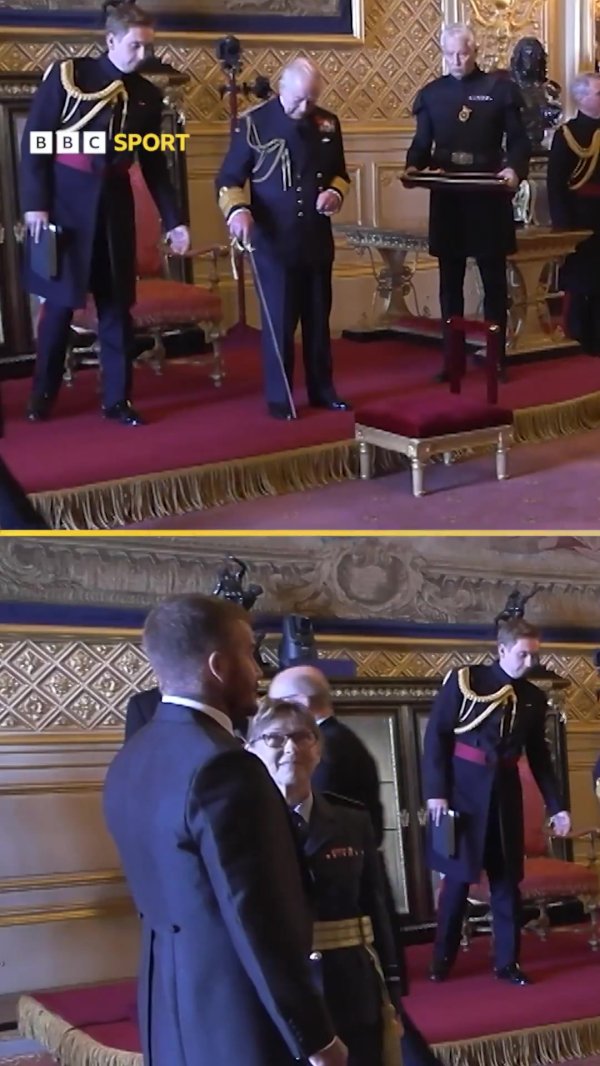 🎖️Officially knighted! BBC: David Beckham was officially knighted by the King of England this morning